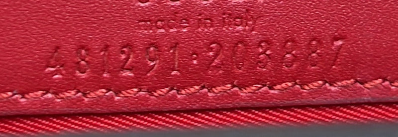 Gucci Cherries Wallet On Chain Gg Coated