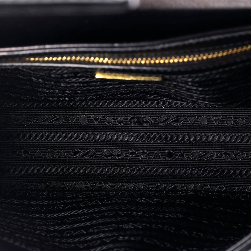 Prada Embleme Flap Bag Saffiano Leather