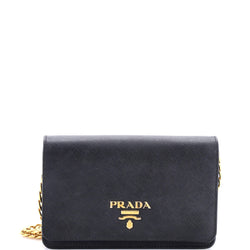 Prada Chain Wallet Crossbody Saffiano