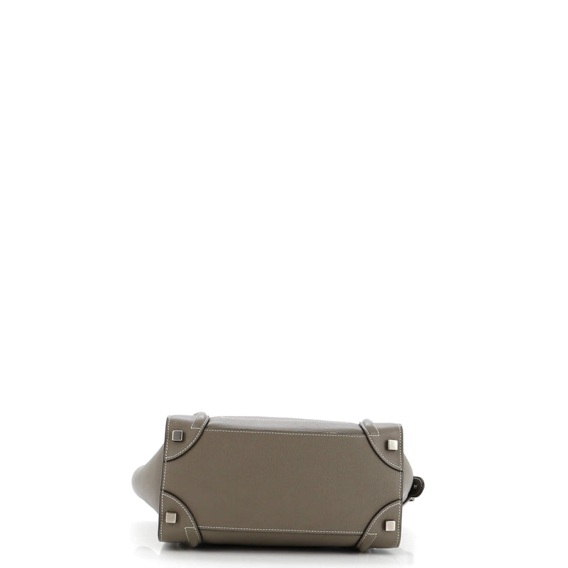 Celine Luggage Bag Grainy Leather Micro