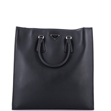 Prada Convertible Triangle Shopper Tote