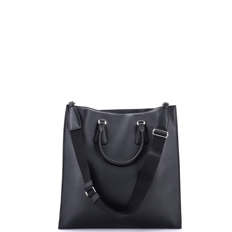 Prada Convertible Triangle Shopper Tote