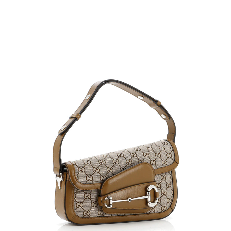 Gucci Horsebit Asymmetric Shoulder Bag