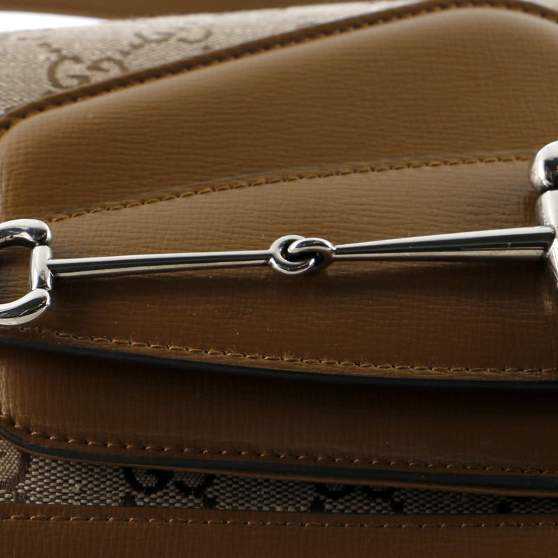 Gucci Horsebit Asymmetric Shoulder Bag