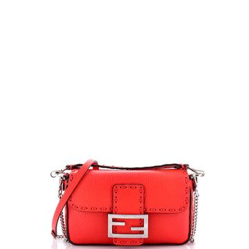 Fendi Selleria Baguette Nm Bag Leather
