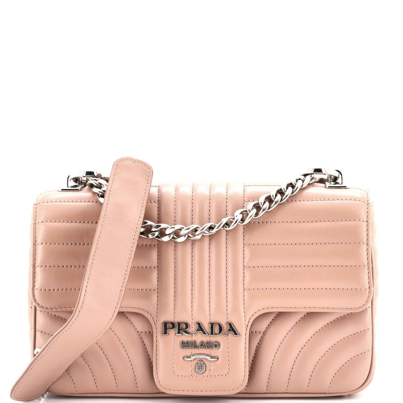 Prada Chain Flap Shoulder Bag Diagramme