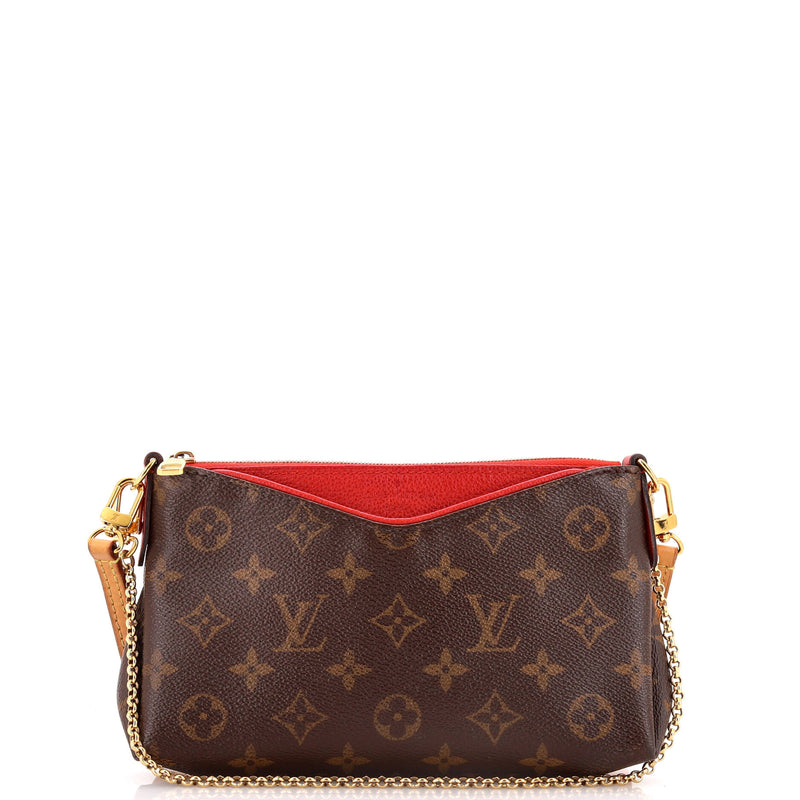 Louis Vuitton Pallas Clutch Canvas With