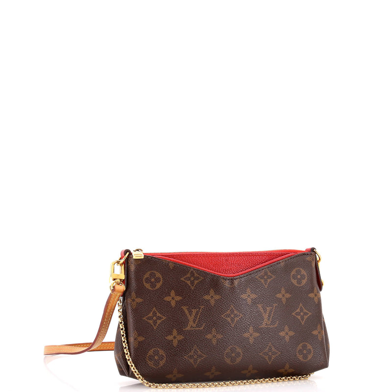Louis Vuitton Pallas Clutch Canvas With