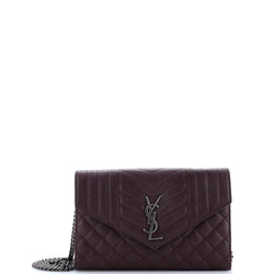 Saint Laurent Classic Chain Wallet Mixed
