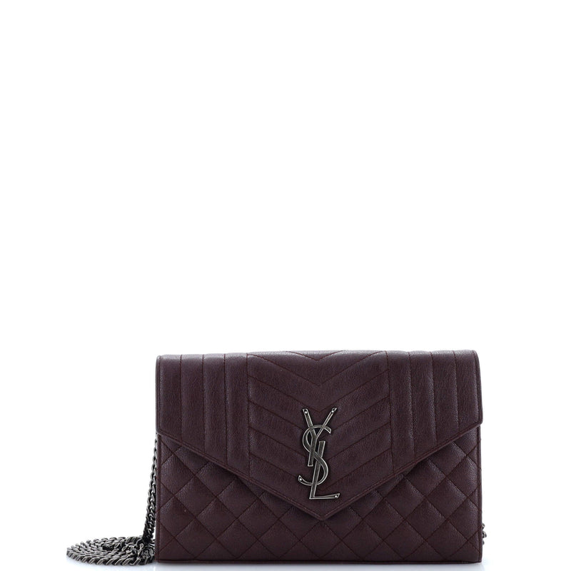 Saint Laurent Classic Chain Wallet Mixed