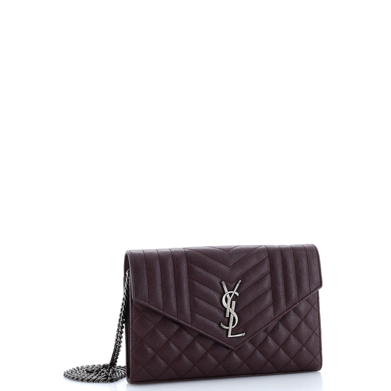 Saint Laurent Classic Chain Wallet Mixed