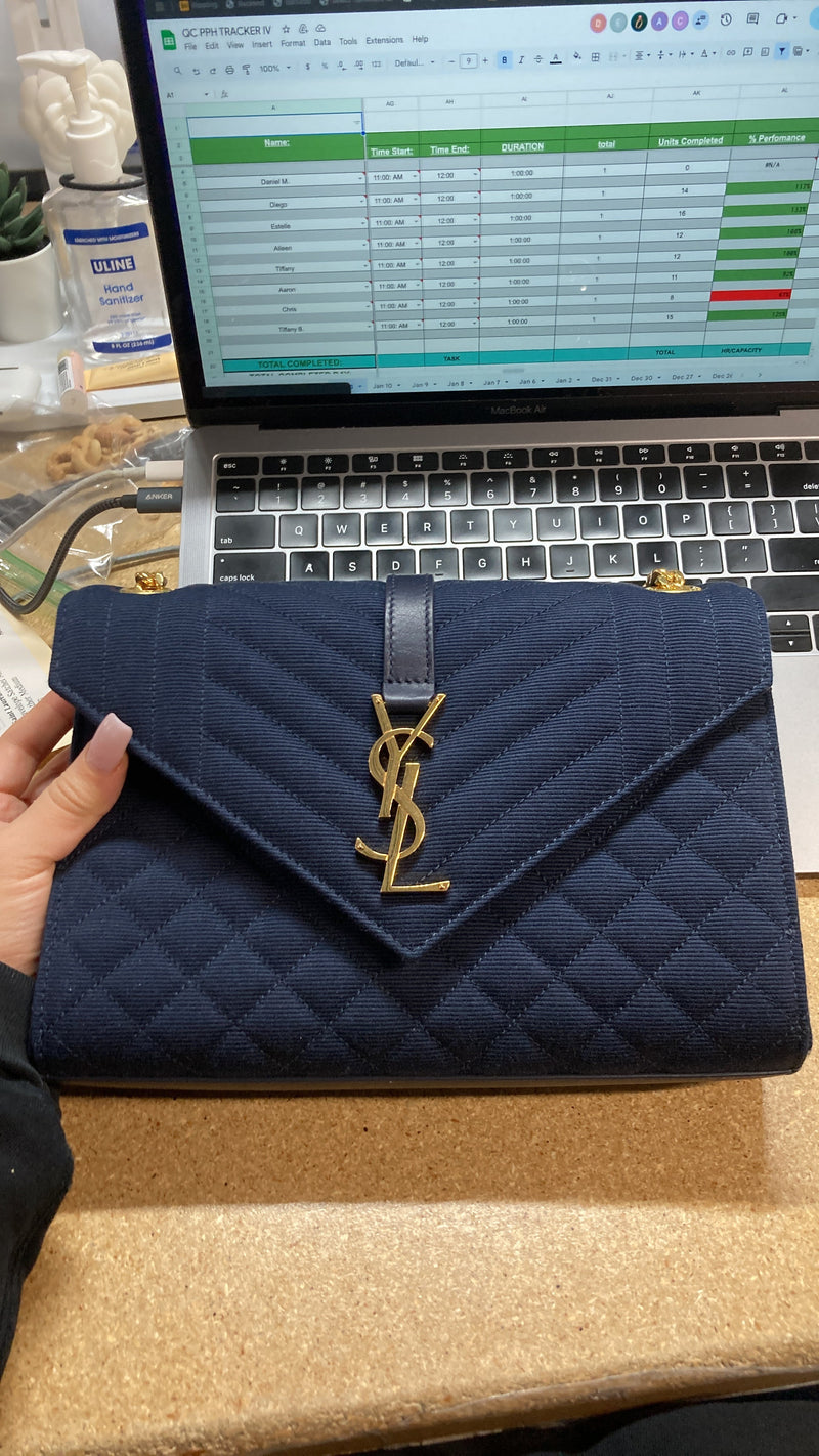 Saint Laurent Classic Envelope Satchel