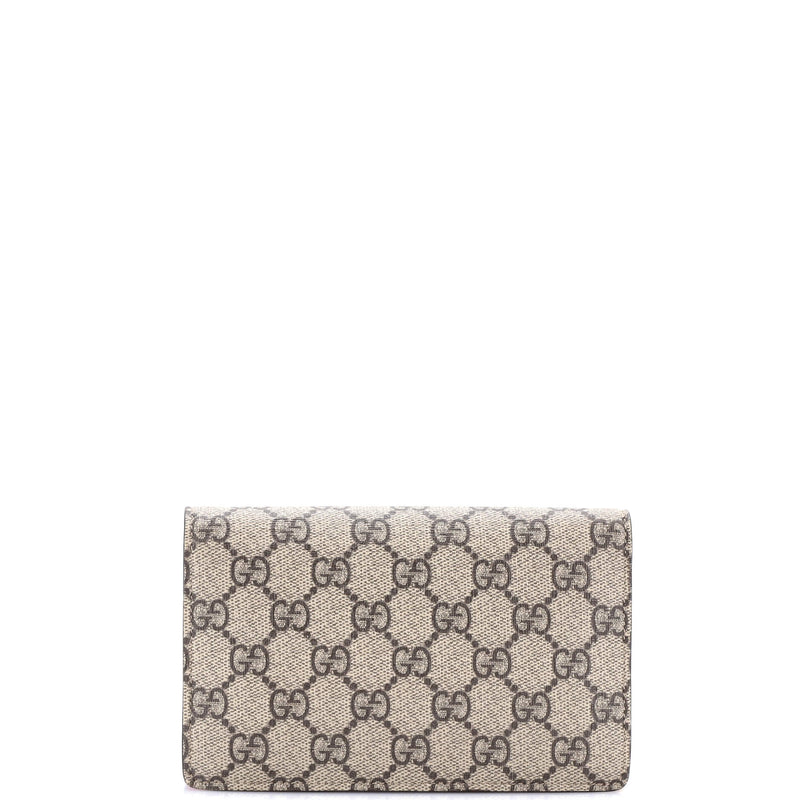 Gucci Cherries Wallet On Chain Gg Coated