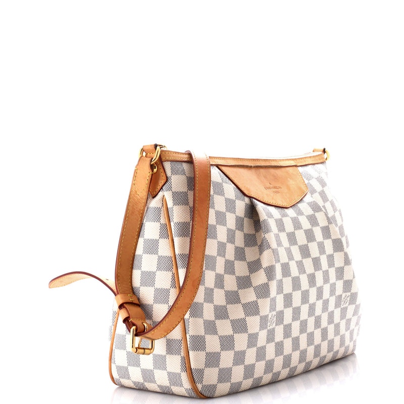 Louis Vuitton Siracusa Handbag Damier Mm