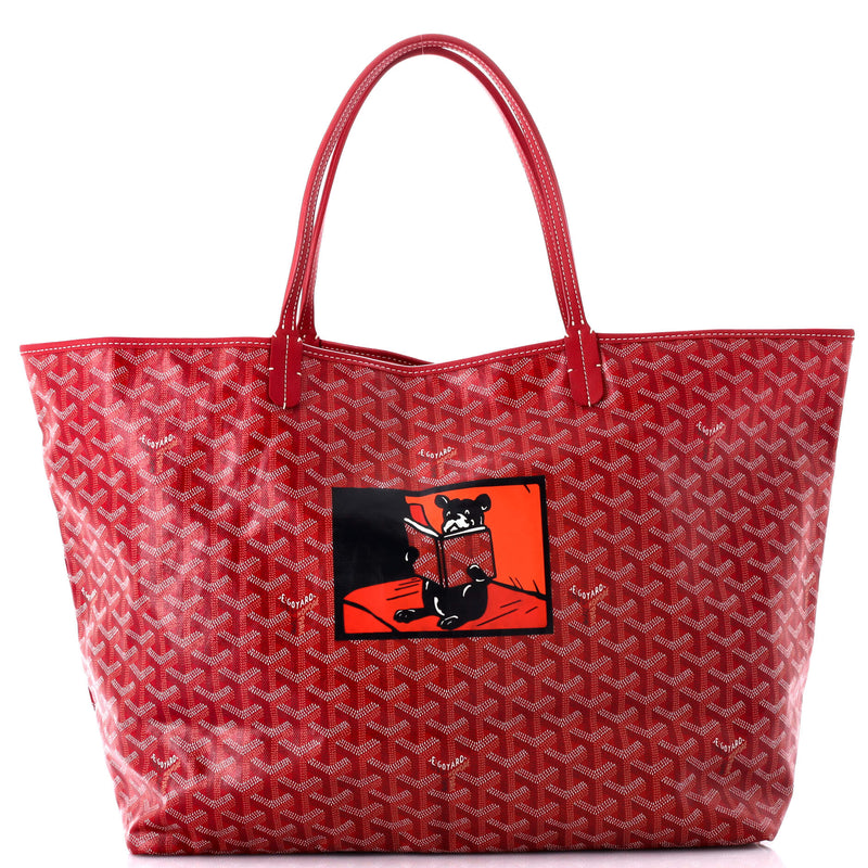 Goyard Saint Louis Tote Printed Coated