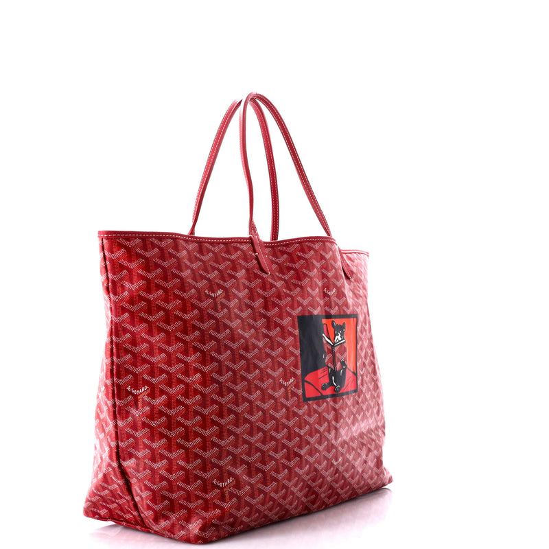Goyard Saint Louis Tote Printed Coated