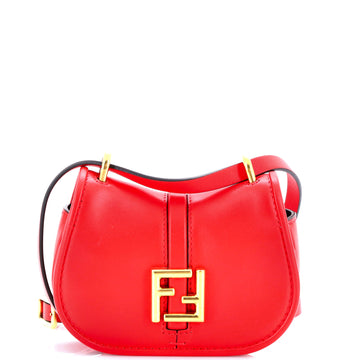 Fendi C'Mon Shoulder Bag Leather Nano