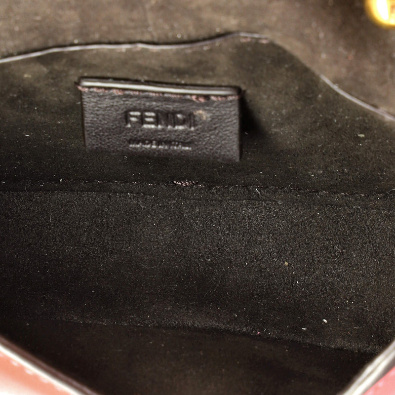 Fendi C'Mon Shoulder Bag Leather Nano