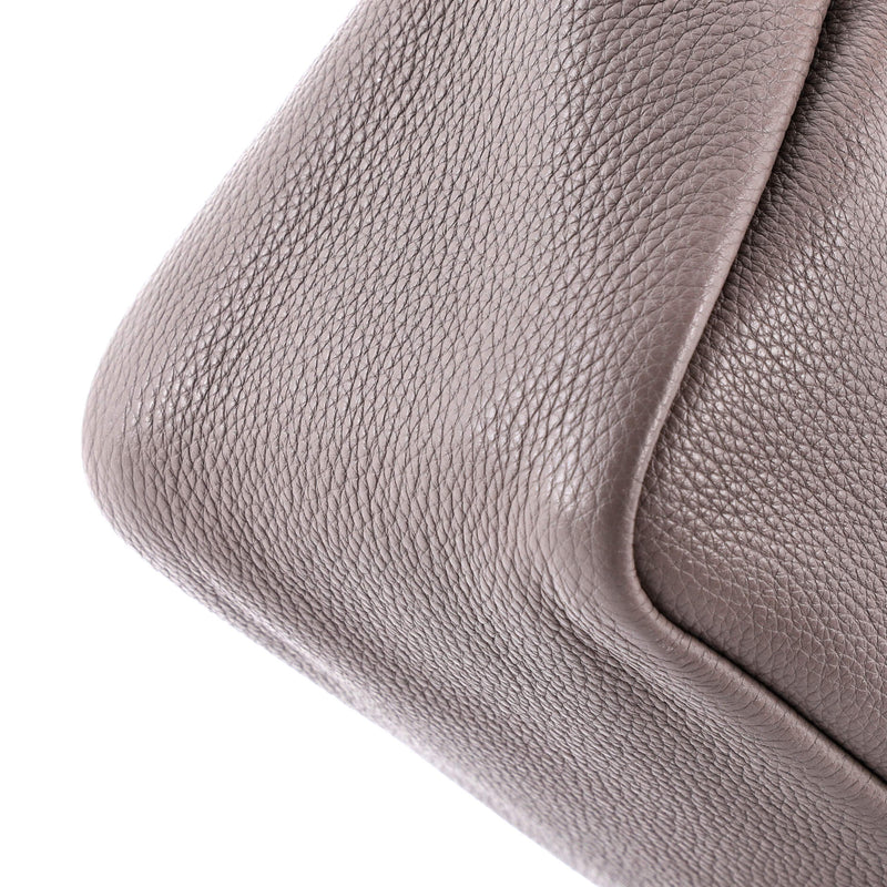 Prada Flou Zipped Top Handle Bag Vitello