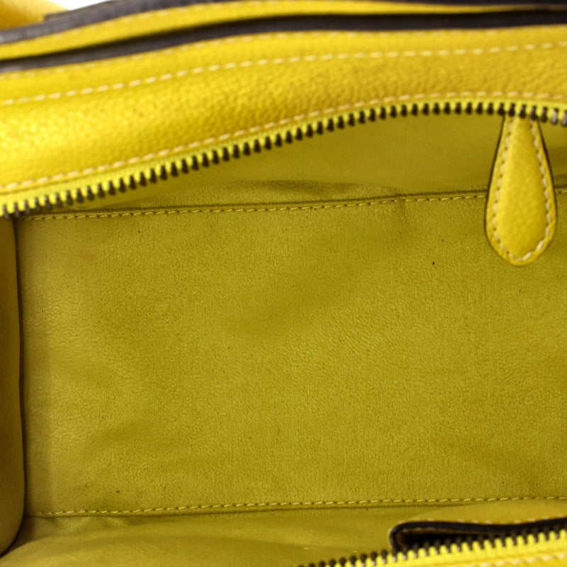 Celine Luggage Bag Grainy Leather Micro