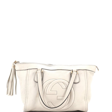 Gucci Soho Zip Tote Leather Small