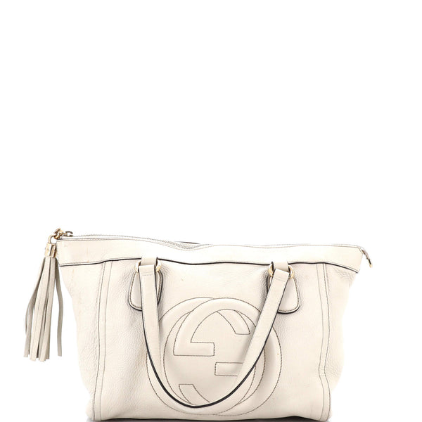 Gucci Soho Zip Tote Leather Small