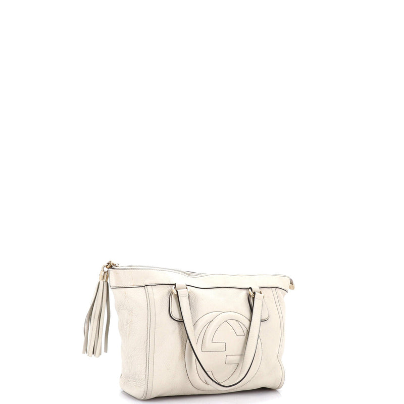 Gucci Soho Zip Tote Leather Small