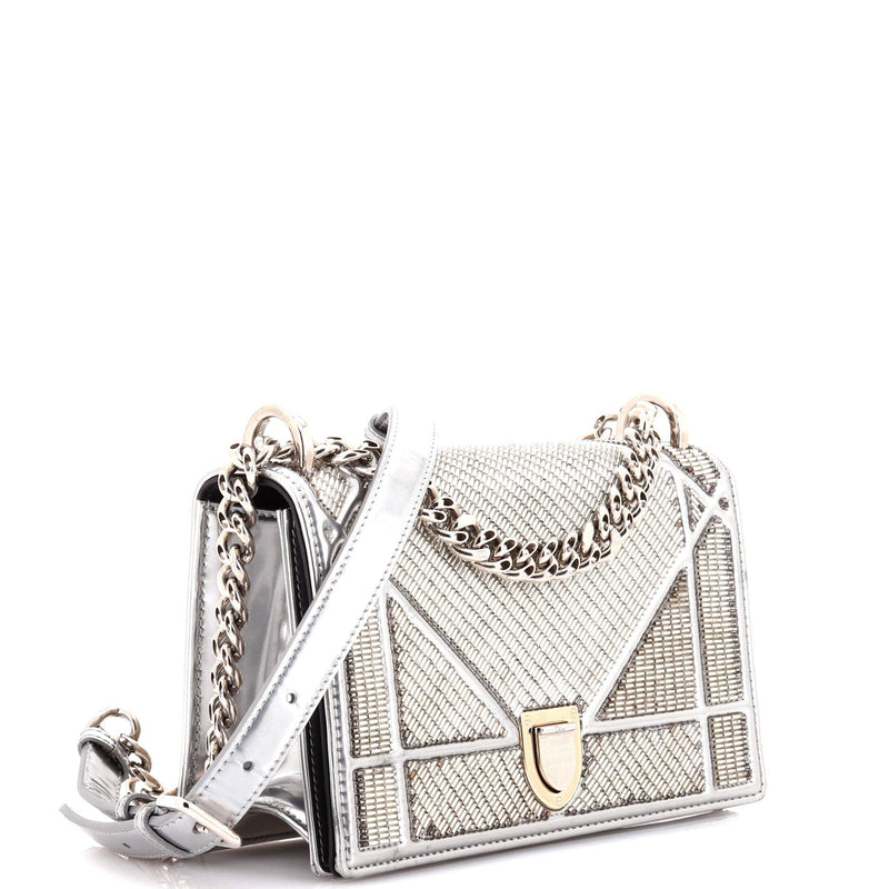 Christian Dior Diorama Flap Bag Beaded