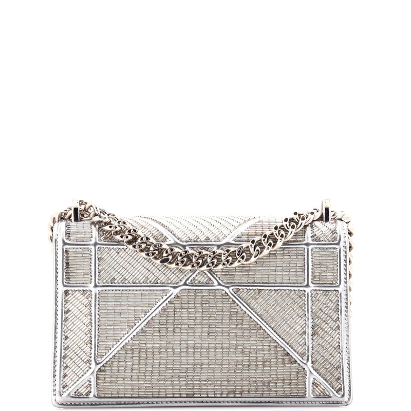 Christian Dior Diorama Flap Bag Beaded