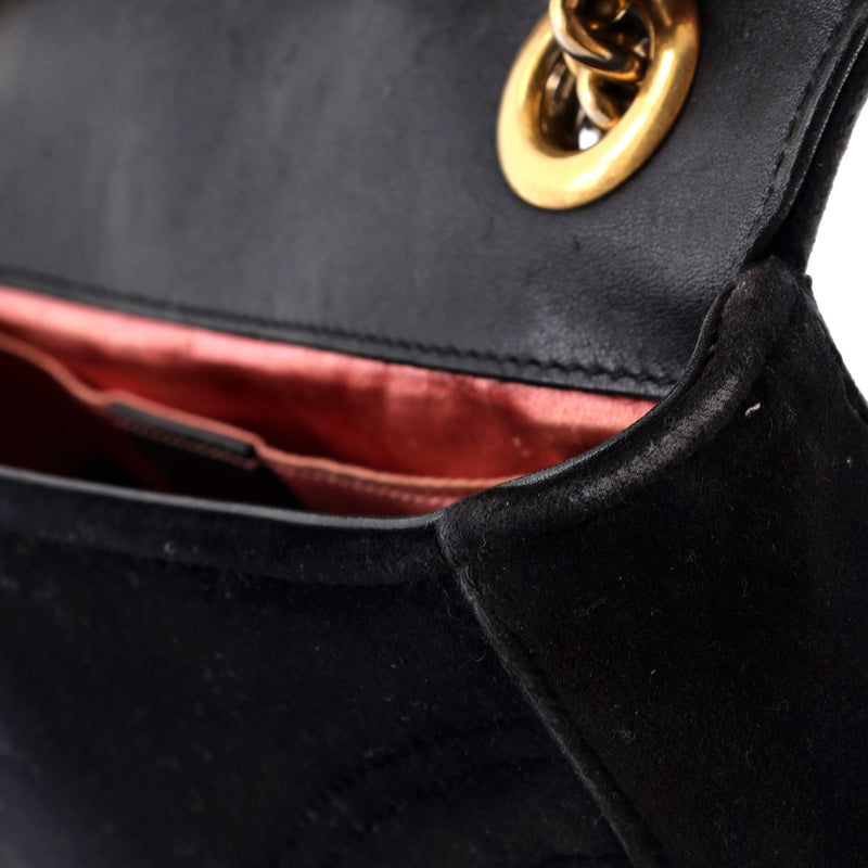 Gucci Gg Marmont Flap Bag Matelasse
