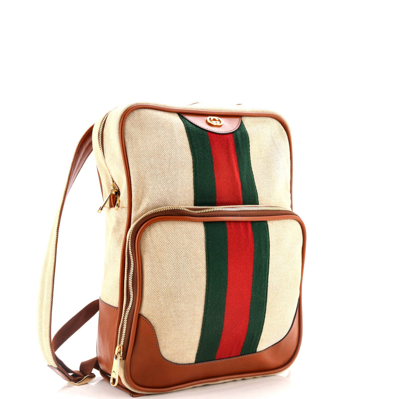 Gucci Front Pocket Backpack Vintage Web