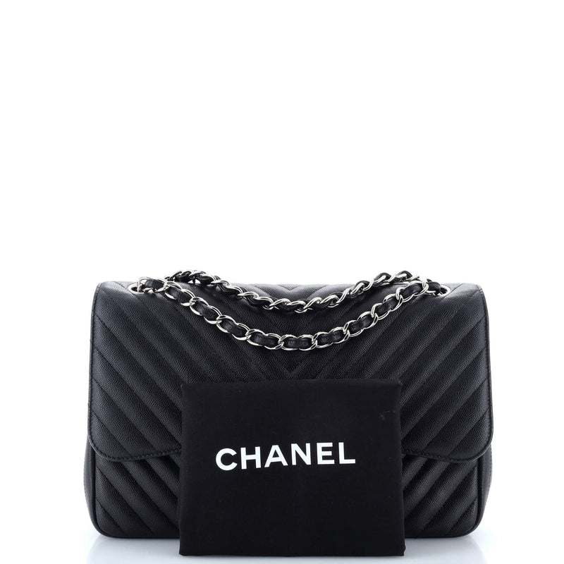 Chanel Classic Double Flap Bag Chevron