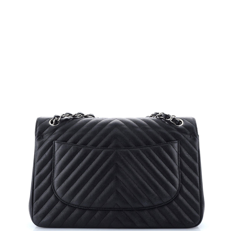 Chanel Classic Double Flap Bag Chevron