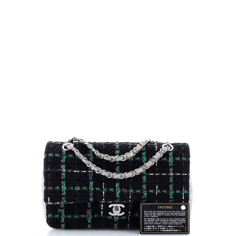 Chanel Classic Double Flap Bag Tweed And