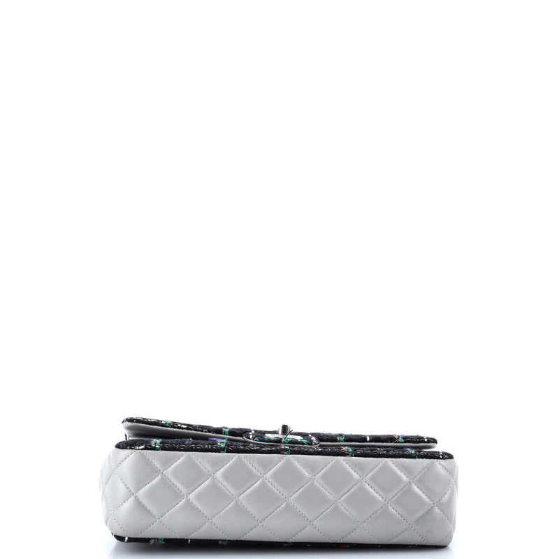 Chanel Classic Double Flap Bag Tweed And
