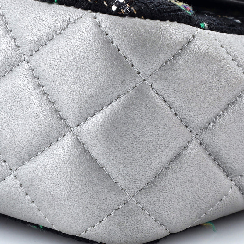 Chanel Classic Double Flap Bag Tweed And