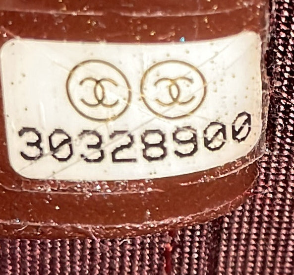 Chanel Cc Round Vanity Case With Chain