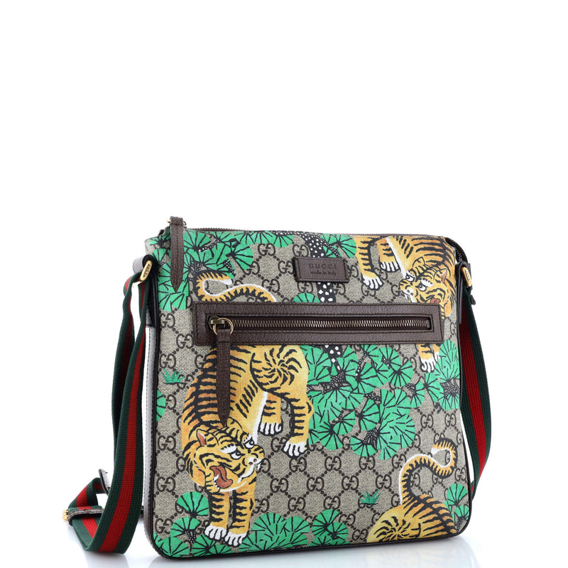 Gucci Front Zip Messenger Bengal Print