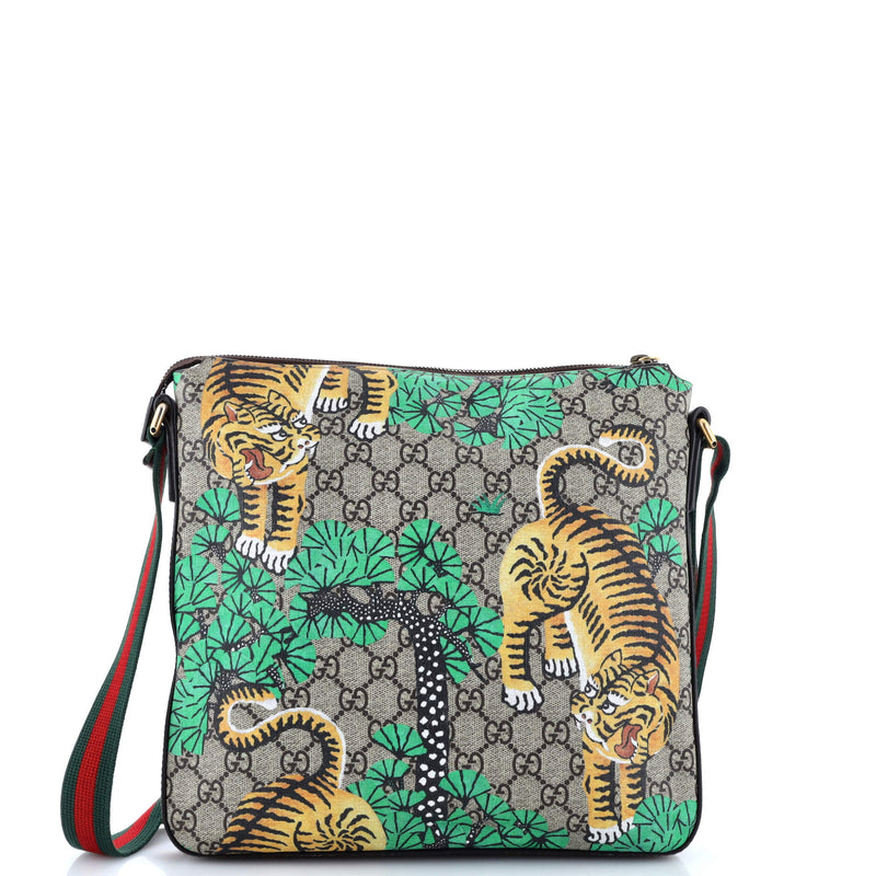 Gucci Front Zip Messenger Bengal Print