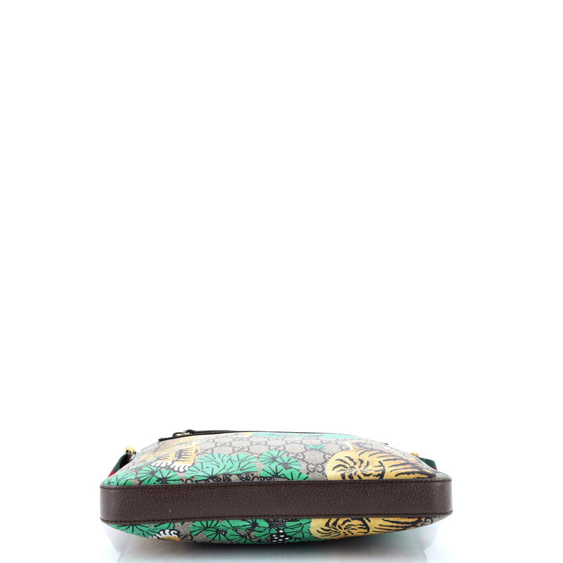 Gucci Front Zip Messenger Bengal Print