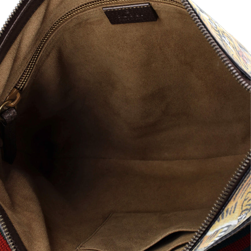 Gucci Front Zip Messenger Bengal Print