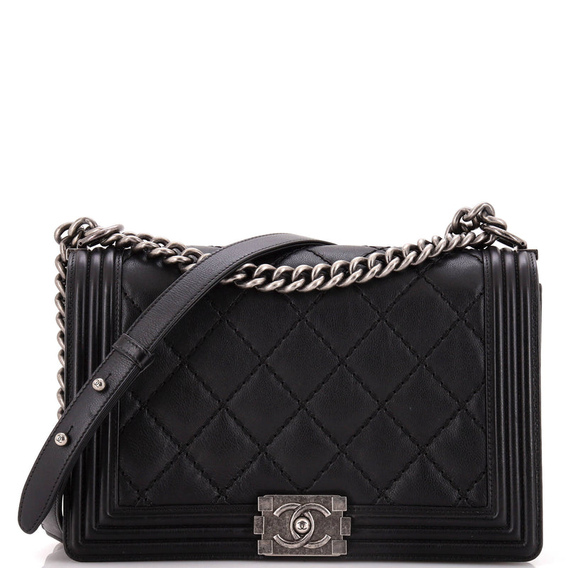 Chanel Stitch Boy Flap Bag Quilted
