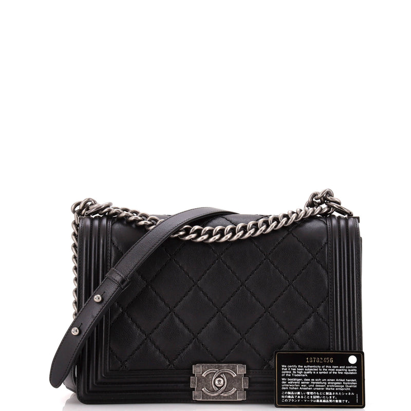 Chanel Stitch Boy Flap Bag Quilted