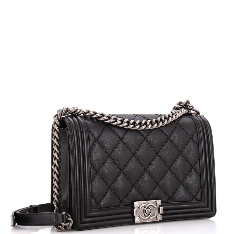 Chanel Stitch Boy Flap Bag Quilted