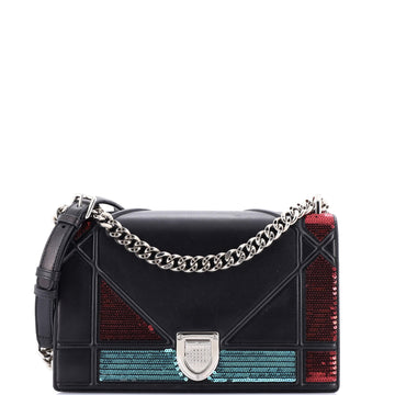 Christian Dior Diorama Flap Bag Sequin