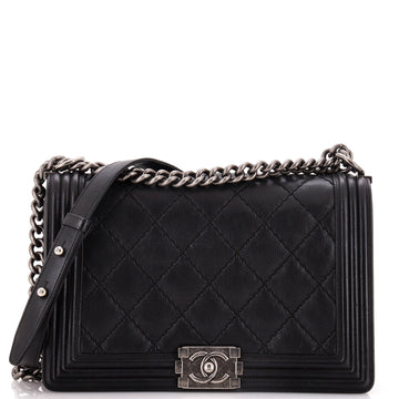 Chanel Stitch Boy Flap Bag Quilted