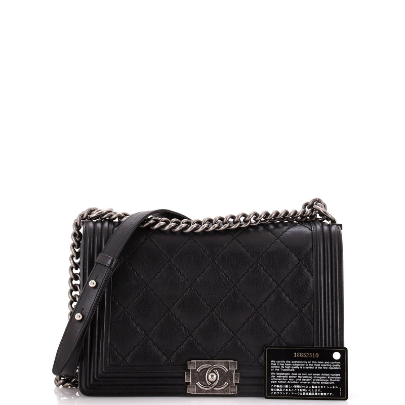 Chanel Stitch Boy Flap Bag Quilted
