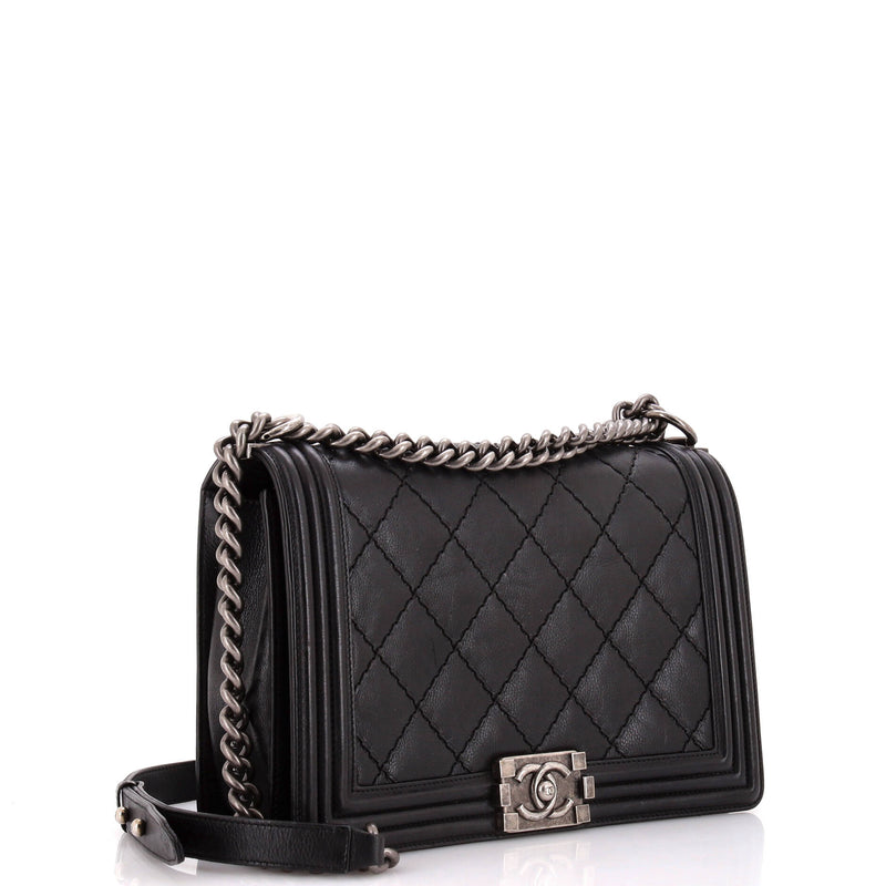 Chanel Stitch Boy Flap Bag Quilted