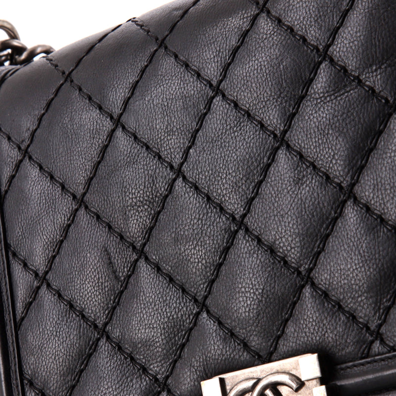 Chanel Stitch Boy Flap Bag Quilted