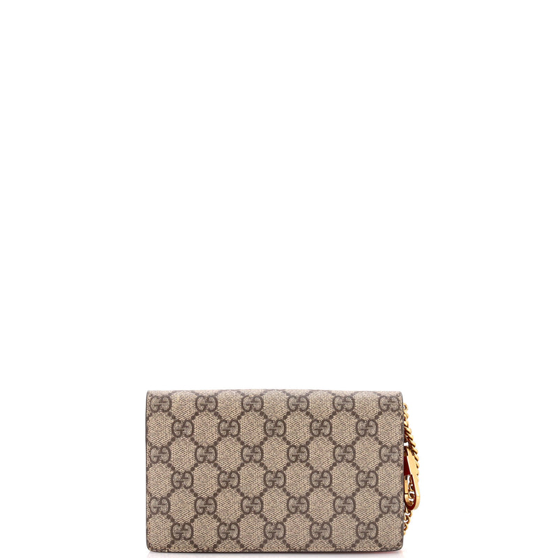 Gucci Cherries Wallet On Chain Gg Coated